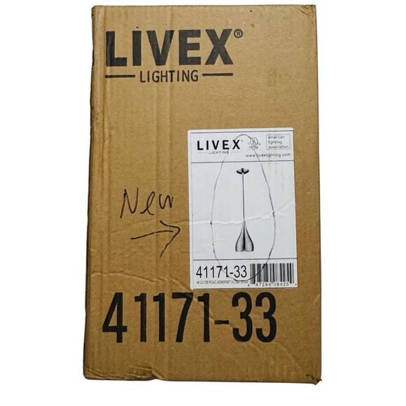 Livex Lighting, 41171-33, Amador, Mini Pendant, Soft Gold with Polished Brass... - Picture 2 of 7